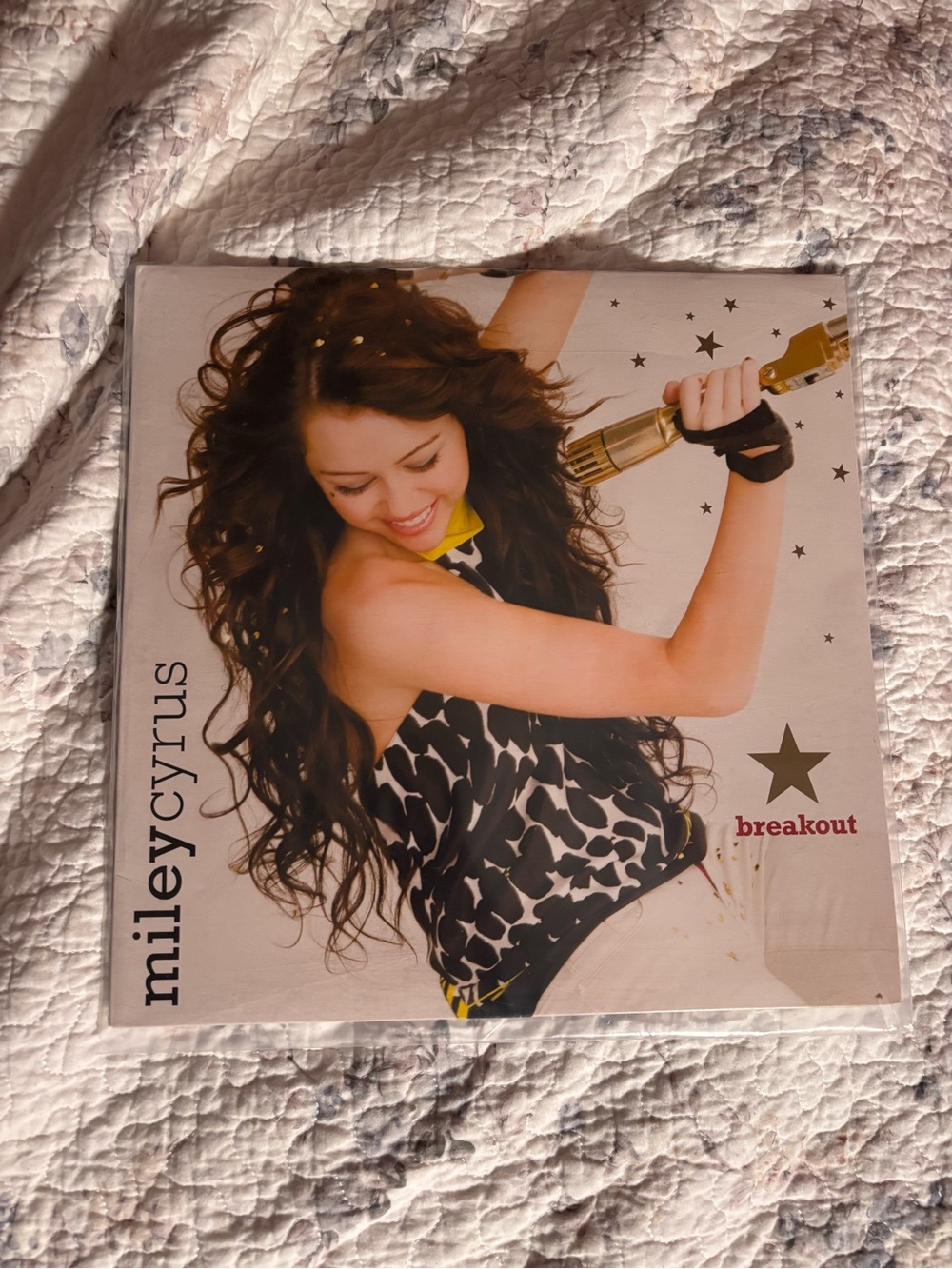 Miley Cyrus breakout splatter vinyl